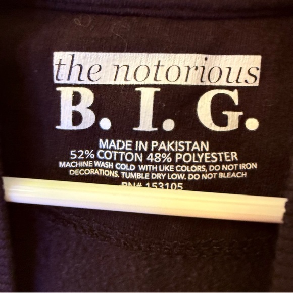 Black and White Notorious BIG Graphic Sweatshirt - Picture 3 of 5